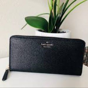Kate Spade Black Sparkled Wallet